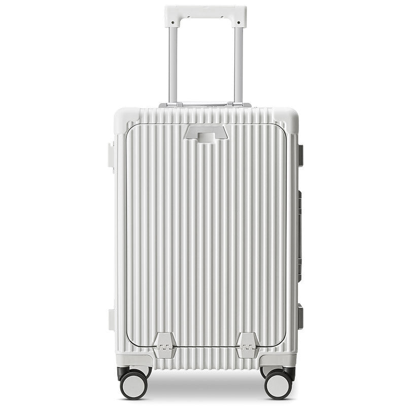20-inch Multifunctional Front Fastening Aluminum Frame Password Luggage